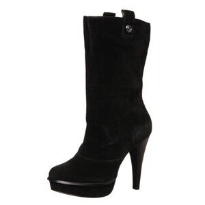 Calvin Klein Women's 'Veronica' Black Suede Boots